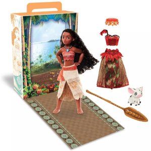 Disney Moana Story Doll Set 11" with Accessories and Coloring Activities